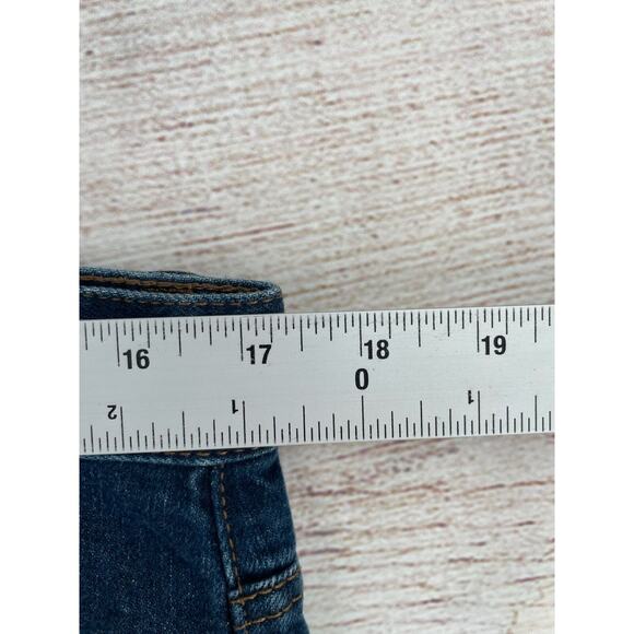 Lauren Ralph Lauren LRL Classic Midcalf Jeans Women's Size 12 Blue Dark Wash - Picture 7 of 8